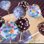 Cake pops chocolat noir et chocolat blanc