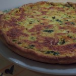 Quiche carotte, blettes et lardons