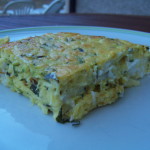 Clafoutis de courgettes à la feta