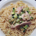 fusilini semi-complète au poulet et courgette