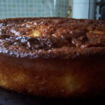 Gâteau pommes et noix de coco