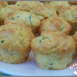 Muffins au chèvre et à la courgette
