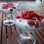 Trifle à la fraise