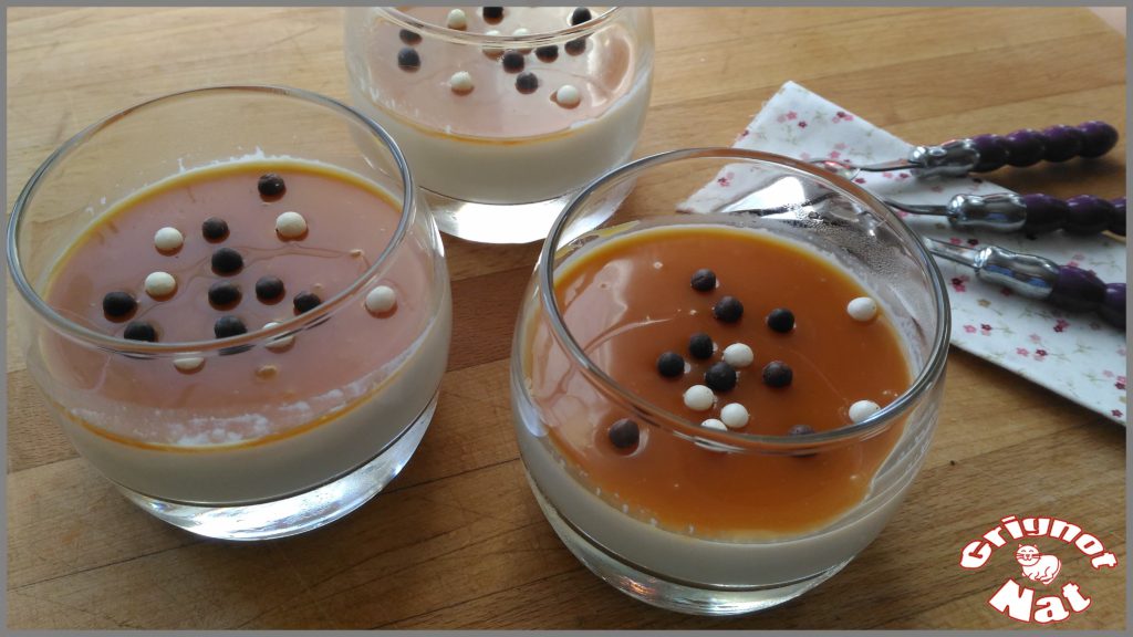 panna cotta vanille sauce caramel beurre salé