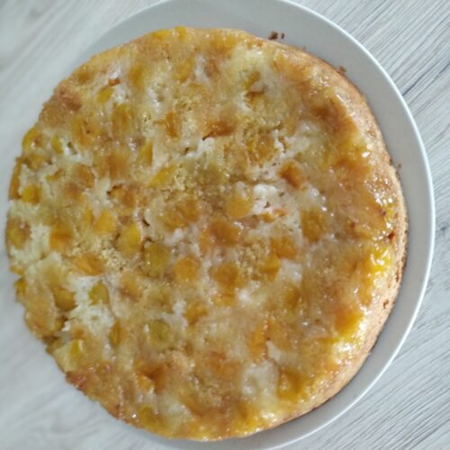 gâteau renversé aux prunes