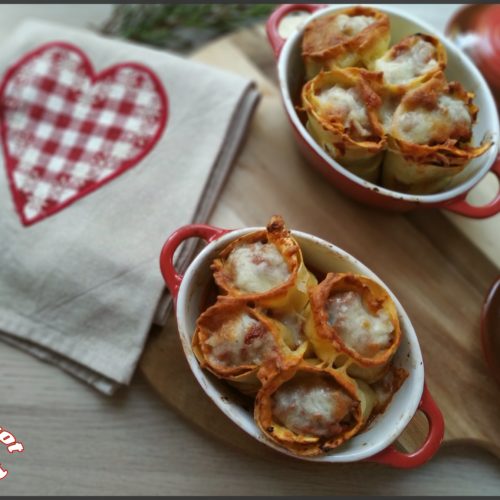 Lasagnes roulées à la viande hachée
