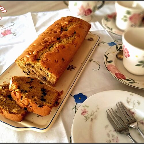 cake à l’orange et pépites de chocolat