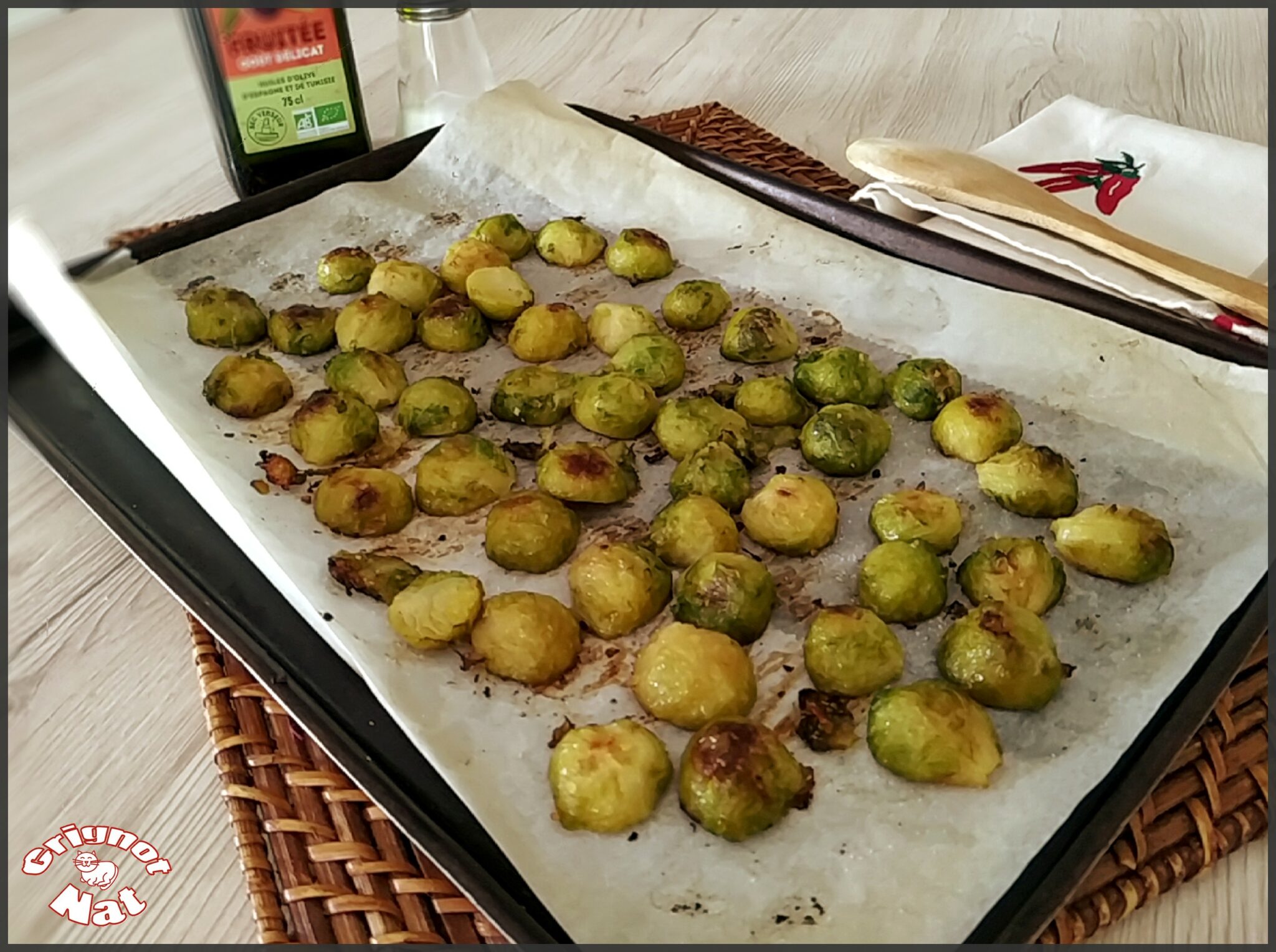 choux de Bruxelles rôtis au four GrignotNat Le Salé