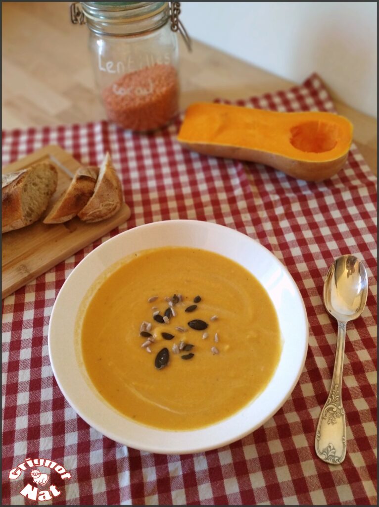 soupe de butternut et lentilles corail 3