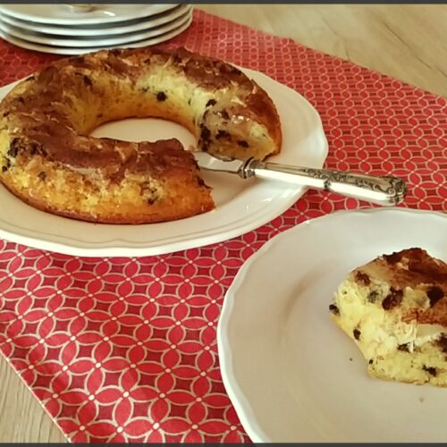 Moelleux poires amandes et chocolat