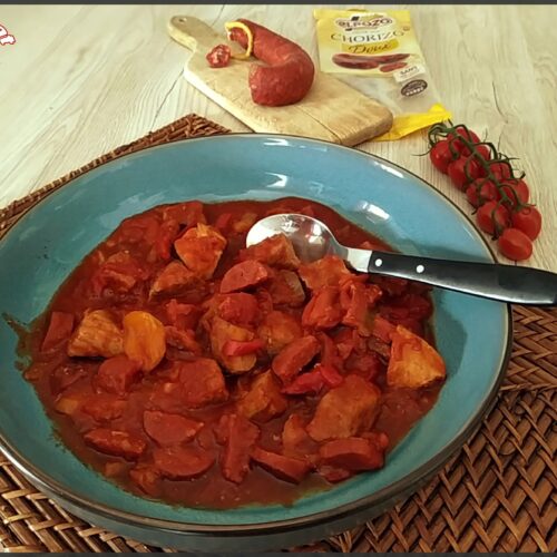 Sauté de porc au chorizo