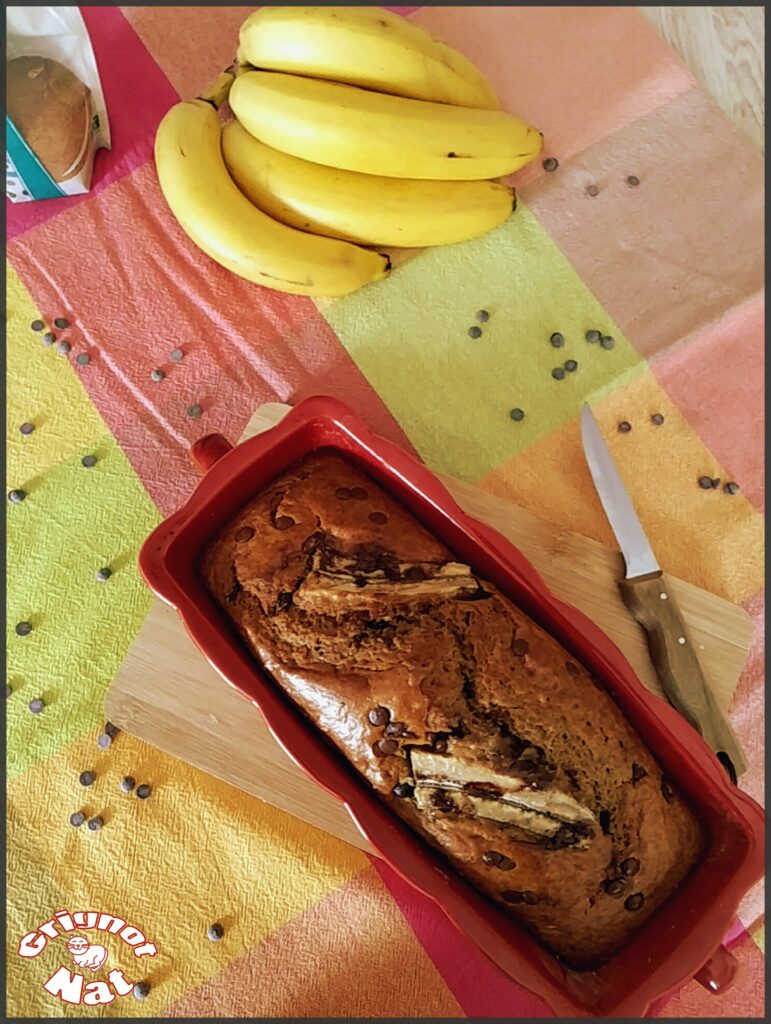 Banana bread super moelleux