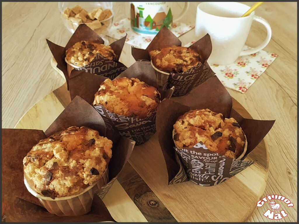 muffins framboises et crumble 2