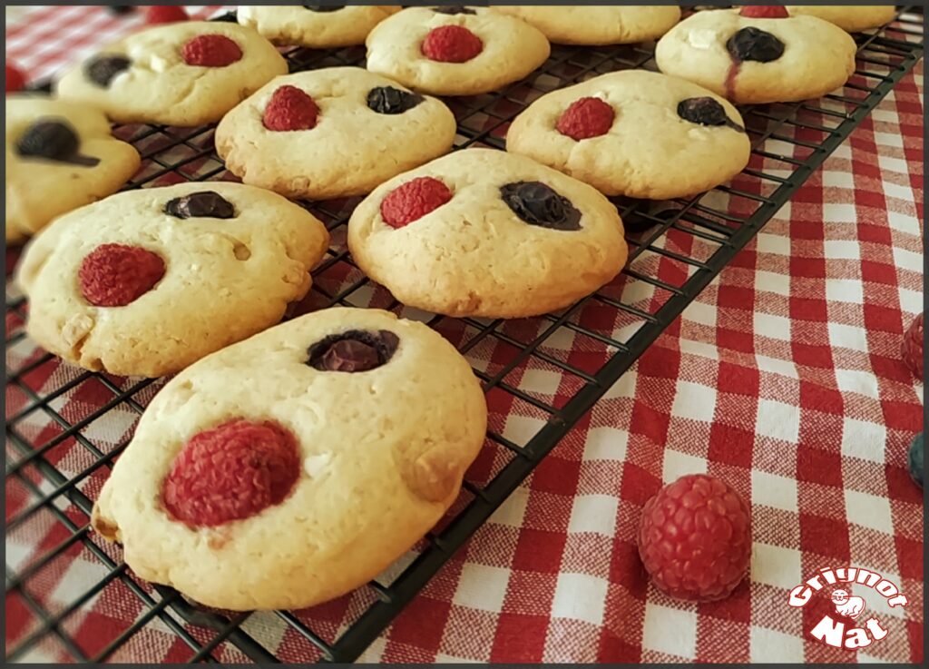 cookies fruits rouges et chocolat blanc 2