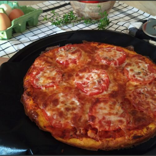 Omelette façon pizza au chorizo