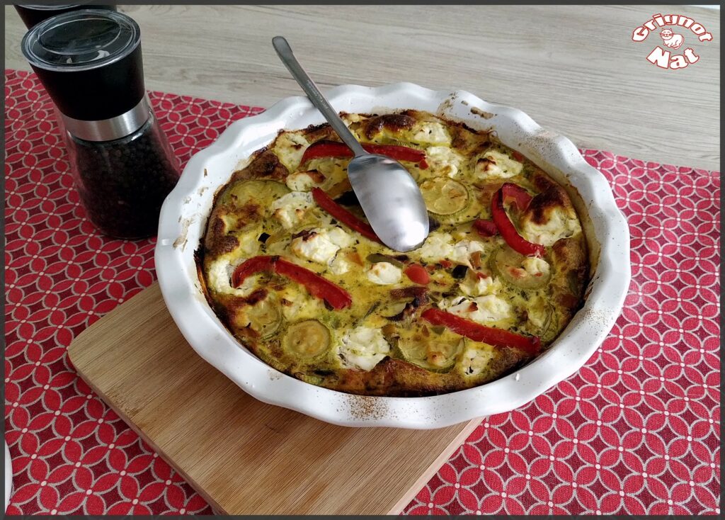 Flan de légumes au pesto 2