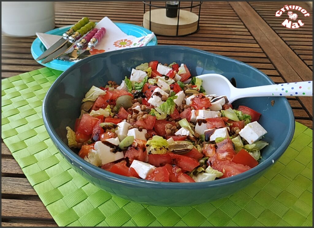 Salade de lentilles à la feta 2