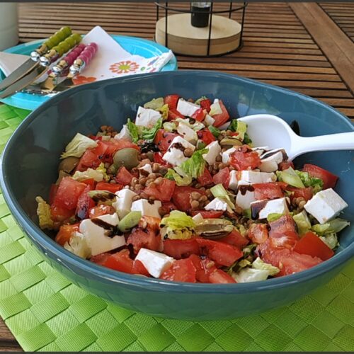 Salade de lentilles à la feta