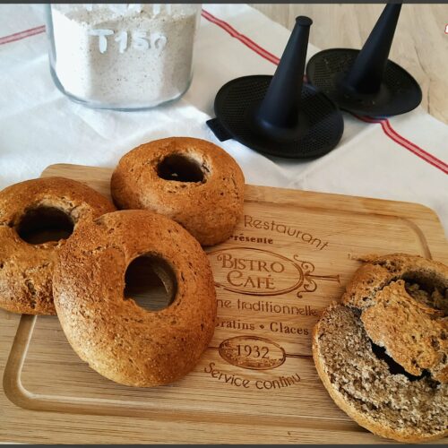 Bagels à la farine complète (IG Bas)