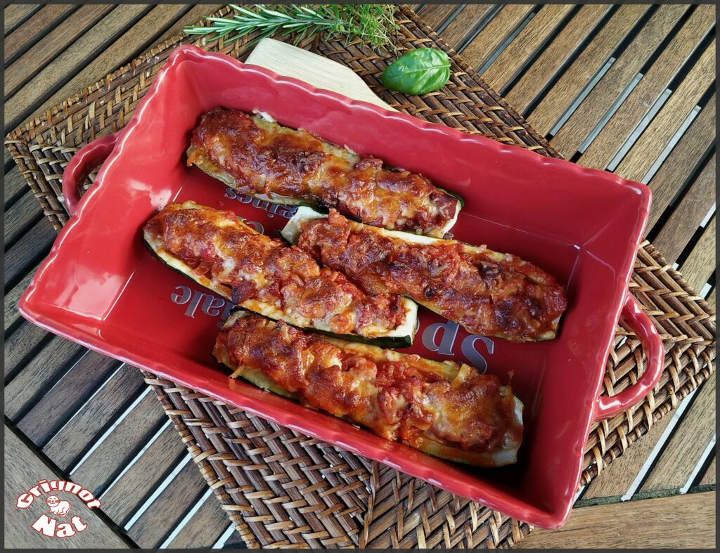 Courgettes farcies au chorizo 3