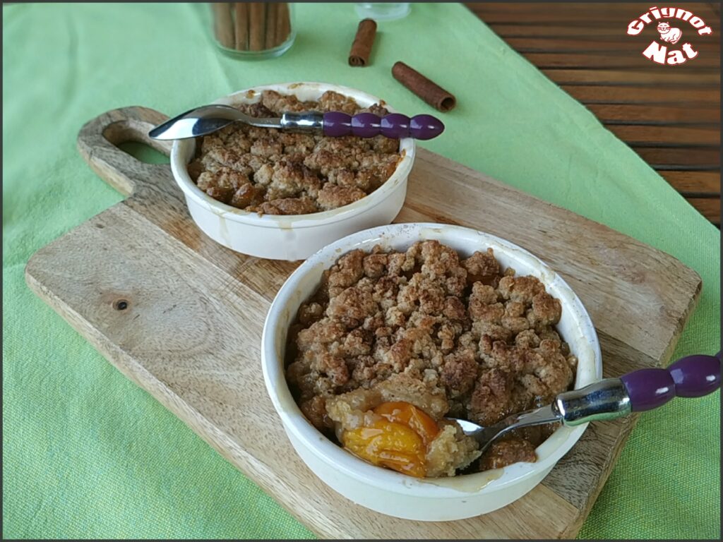 Crumble aux prunes ( recette IG Bas) 2