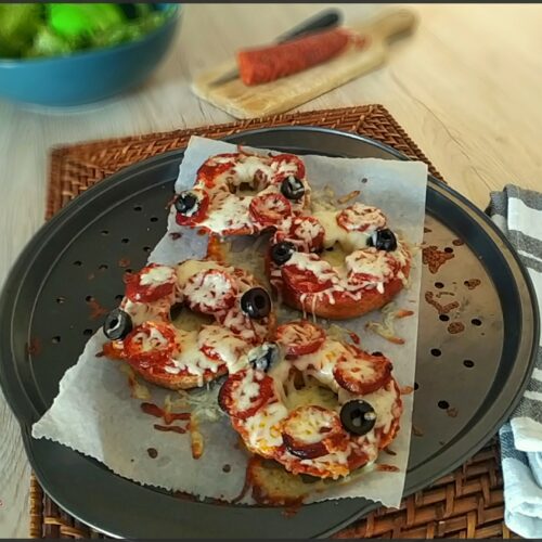 Pizza bagels