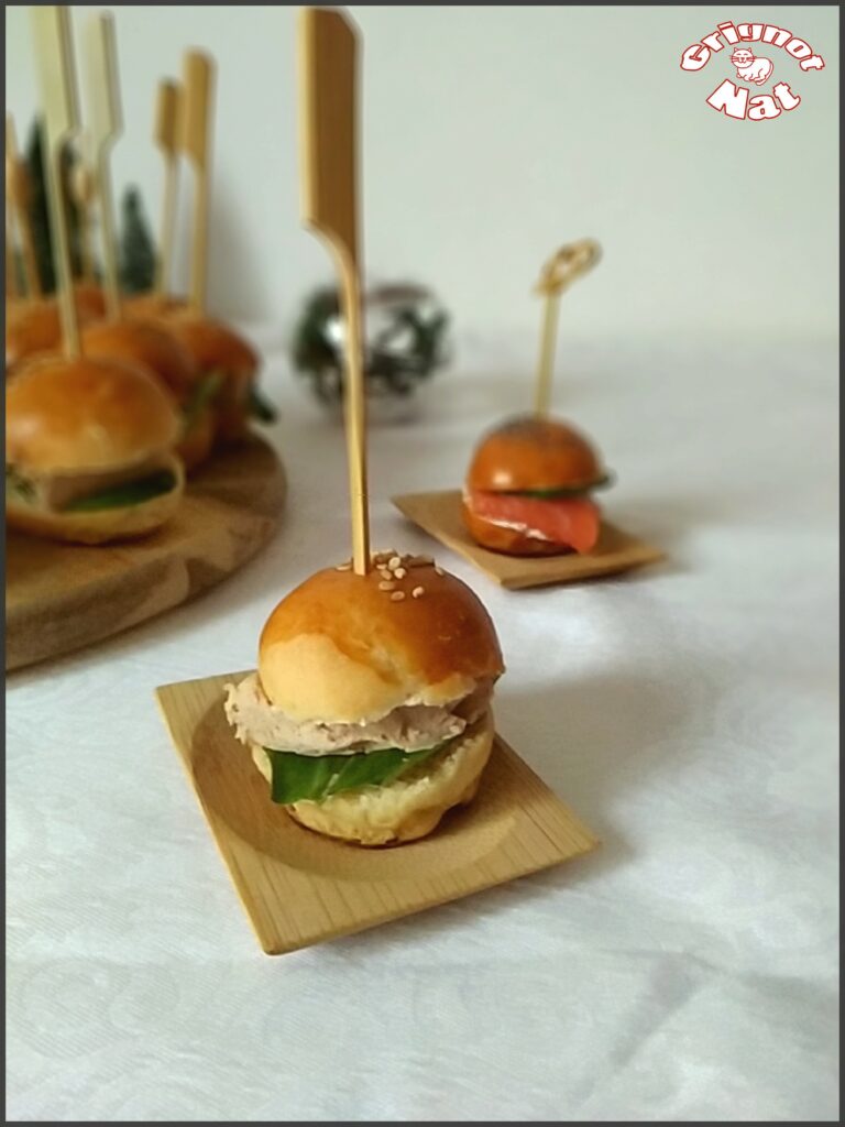 mini burger apéro foie gras