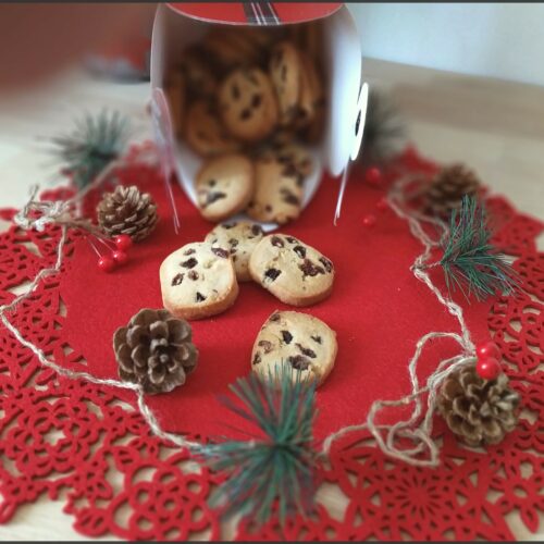 Sablés rhum et raisins secs