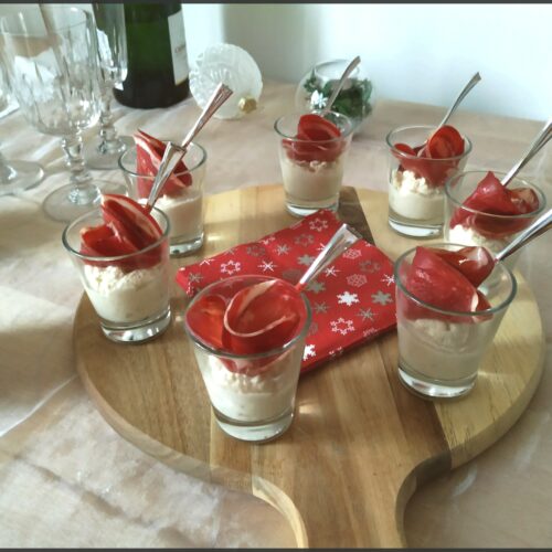 Verrines crème d’artichaut et coppa