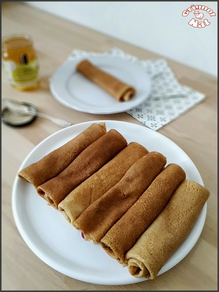 Crêpes à la farine d'orge mondé ( recette IG Bas)