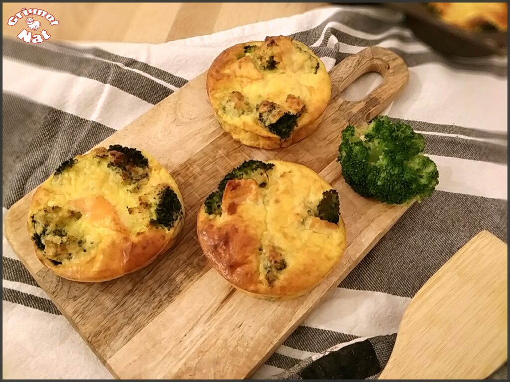 Quiche sans pâte brocolis et saumon fumé (recette IG bas) 2