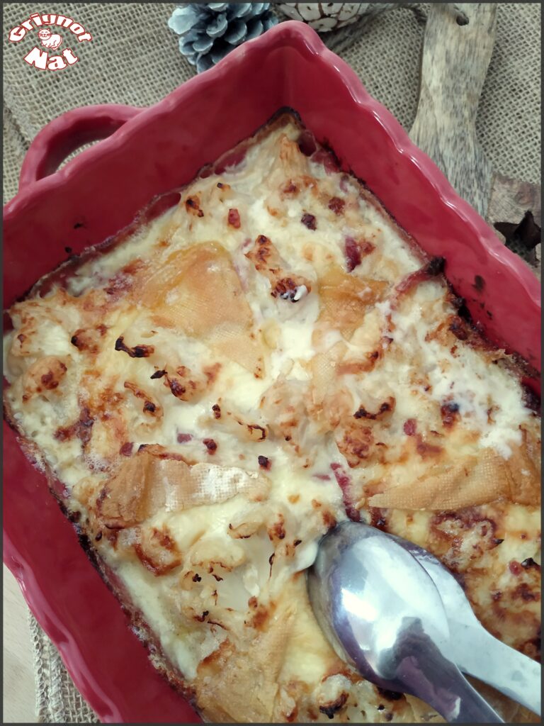 tartiflette au chou-fleur (recette IG Bas) 2