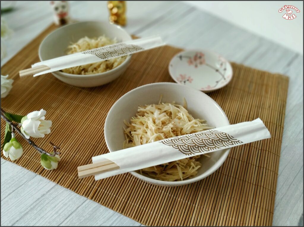 Salade de chou blanc façon japonaise 3