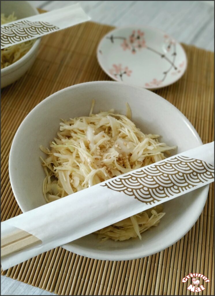 Salade de chou blanc façon japonaise 2