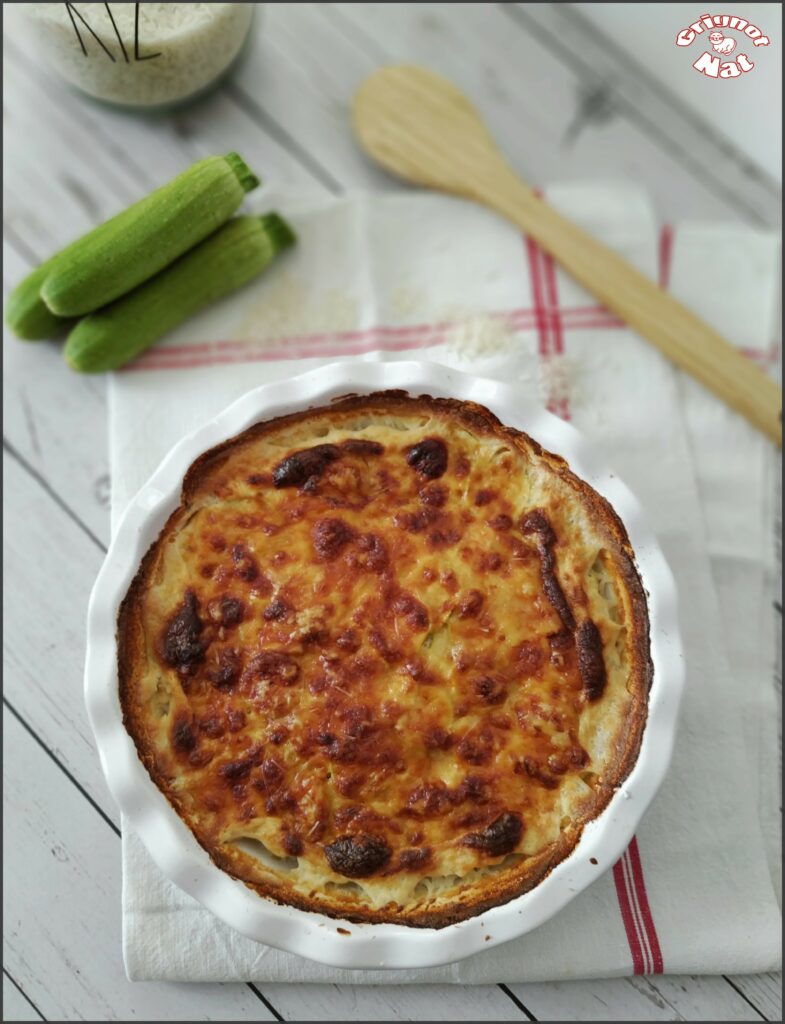 Gratin de courgettes au riz