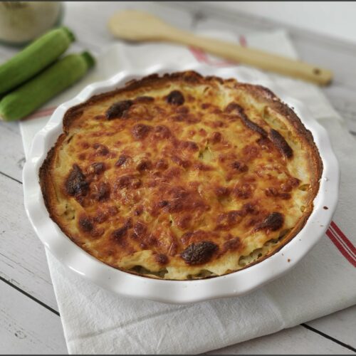 Gratin de courgettes au riz