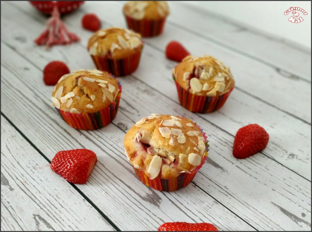 muffins à la fraises et au skyr 2