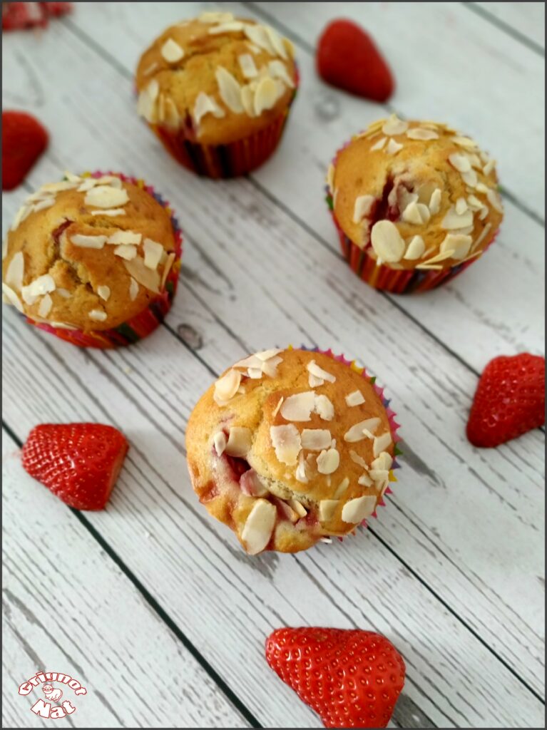 muffins à la fraises et au skyr