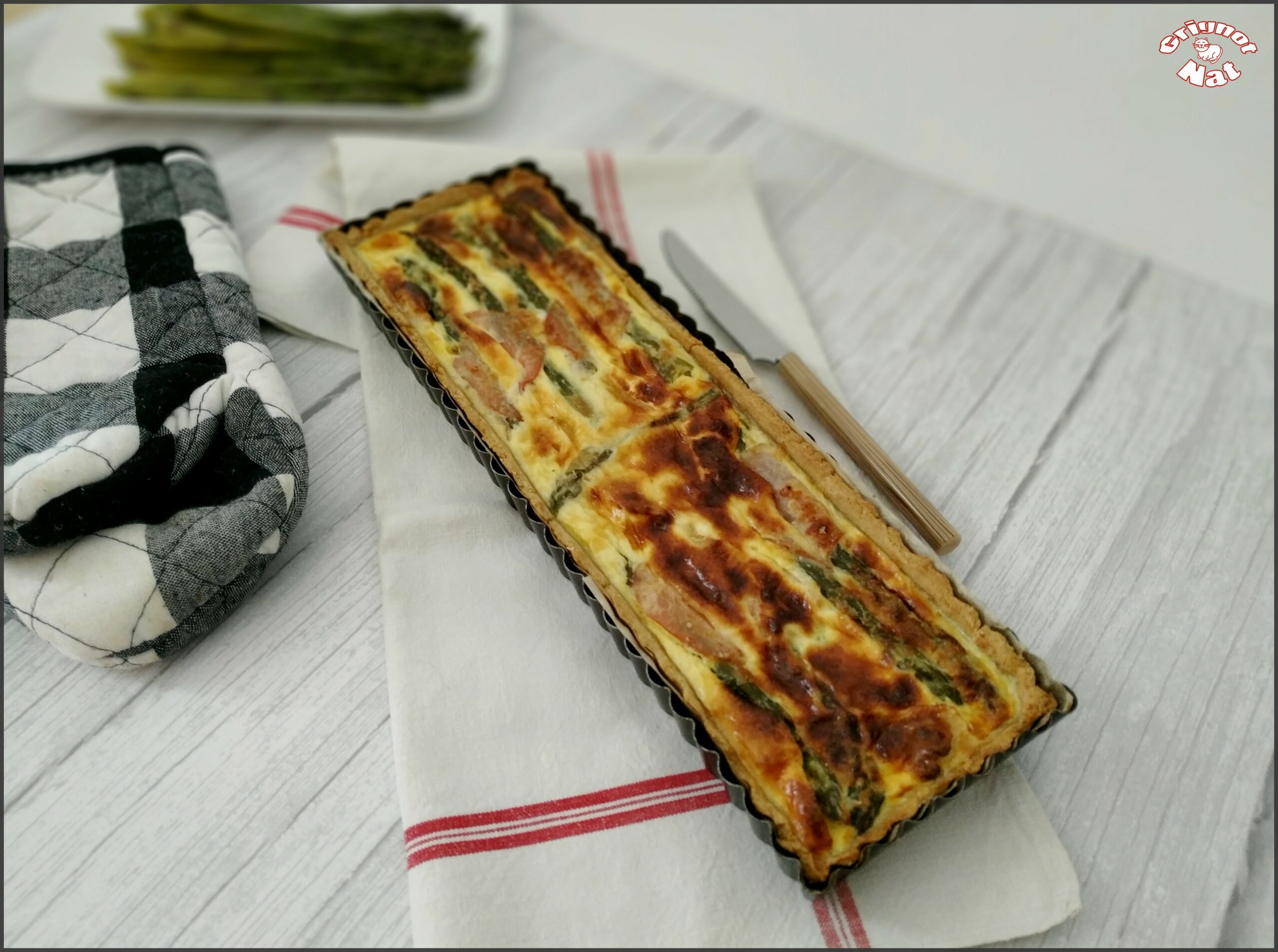 quiche aux asperges (recette IG Bas)