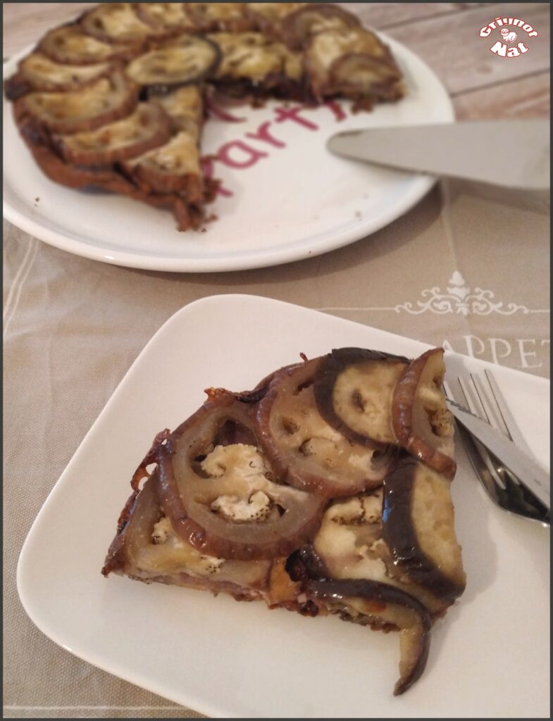 Tatin aux aubergines (recette IG Bas)