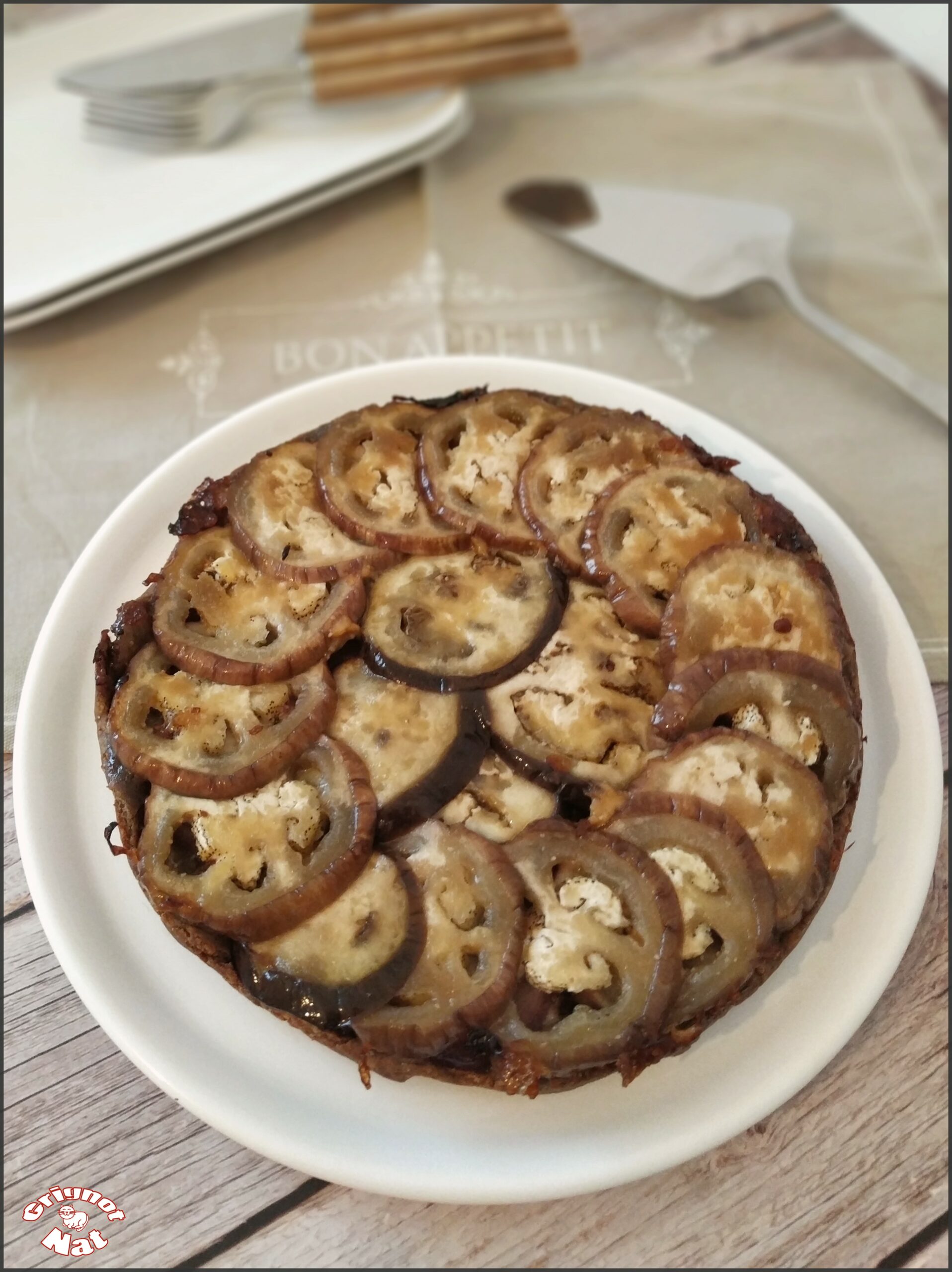 Tatin aux aubergines (recette IG Bas) GrignotNat
