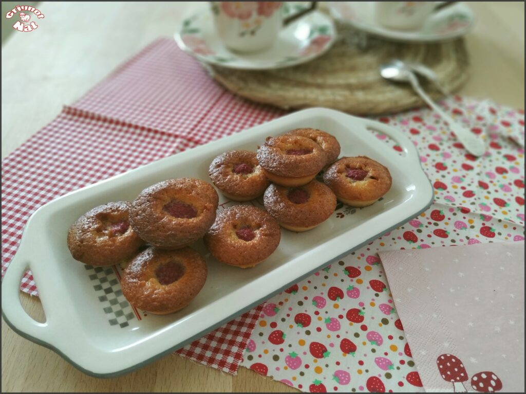 Bouchées amandes et framboises 3