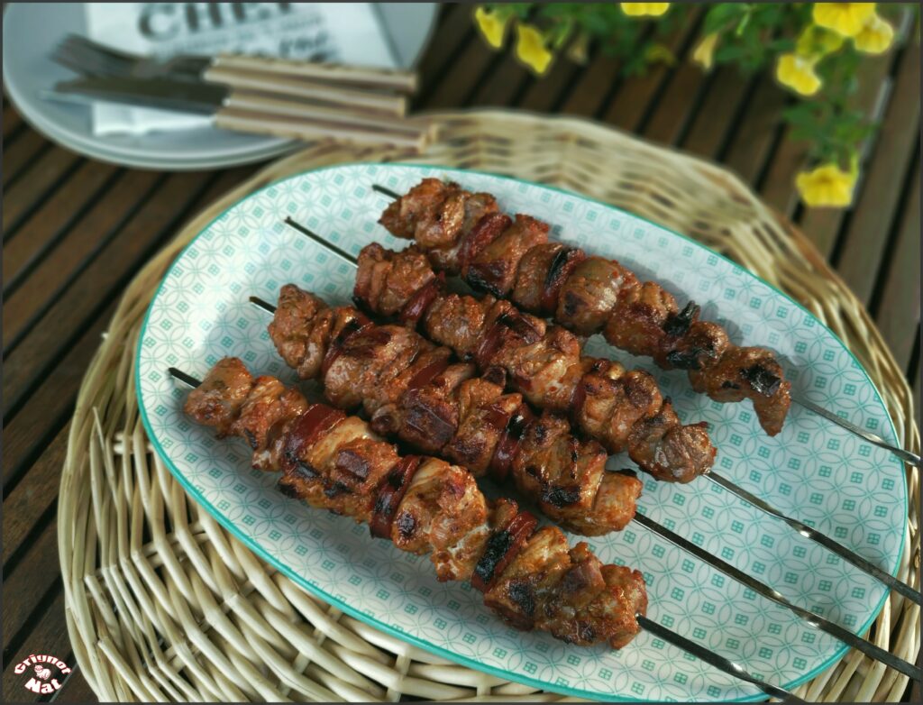 Brochettes de porc et chorizo 3