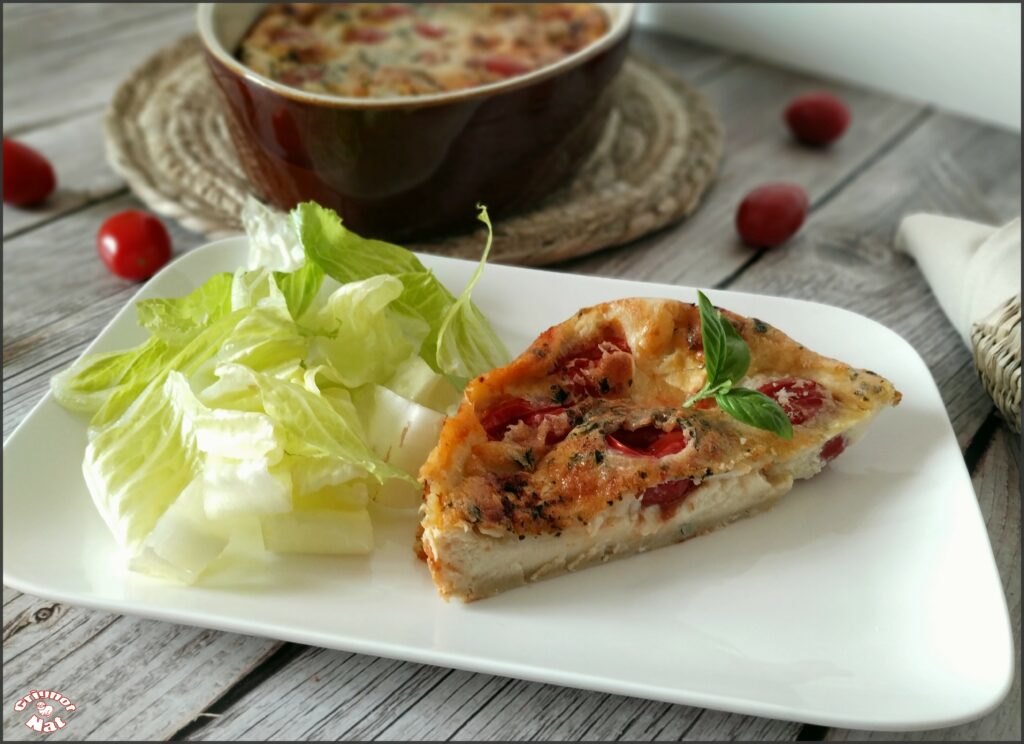 clafoutis aux tomates cerises (recette IG Bas) 3