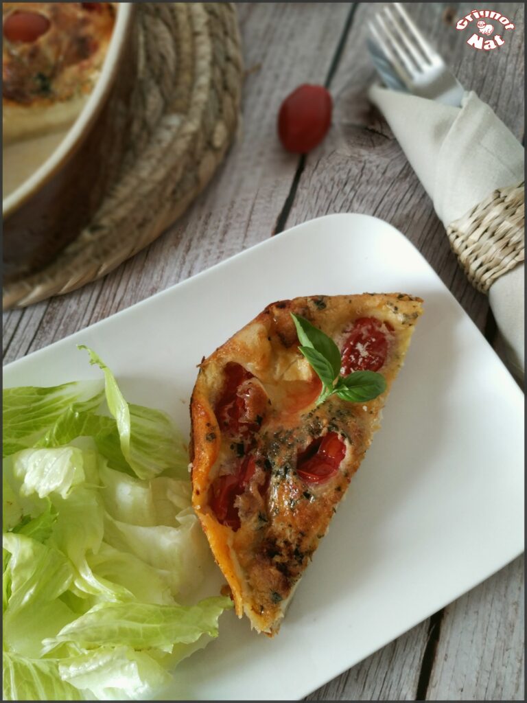 clafoutis aux tomates cerises (recette IG Bas) 2