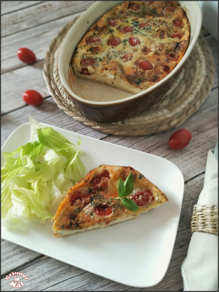 clafoutis aux tomates cerises (recette IG Bas)