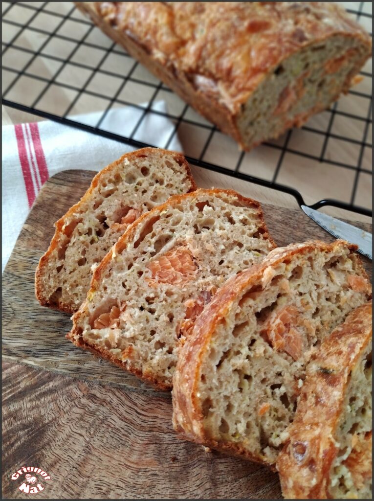 Cake au saumon fumé et citron