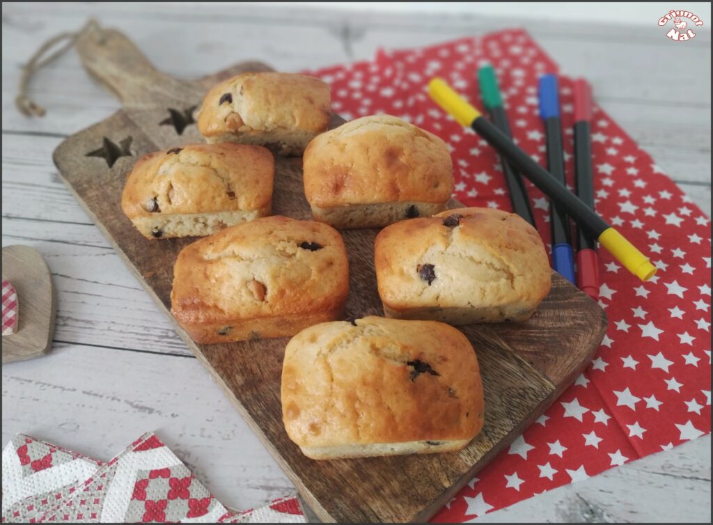 Cakes au fromage blanc et pépites chocolat et beurre de cacahuète 3