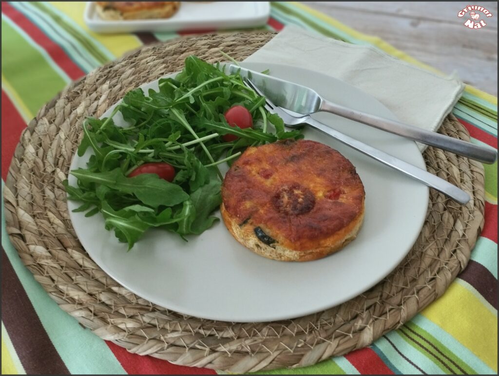 Clafoutis courgette chorizo et parmesan (recette IG Bas) 3