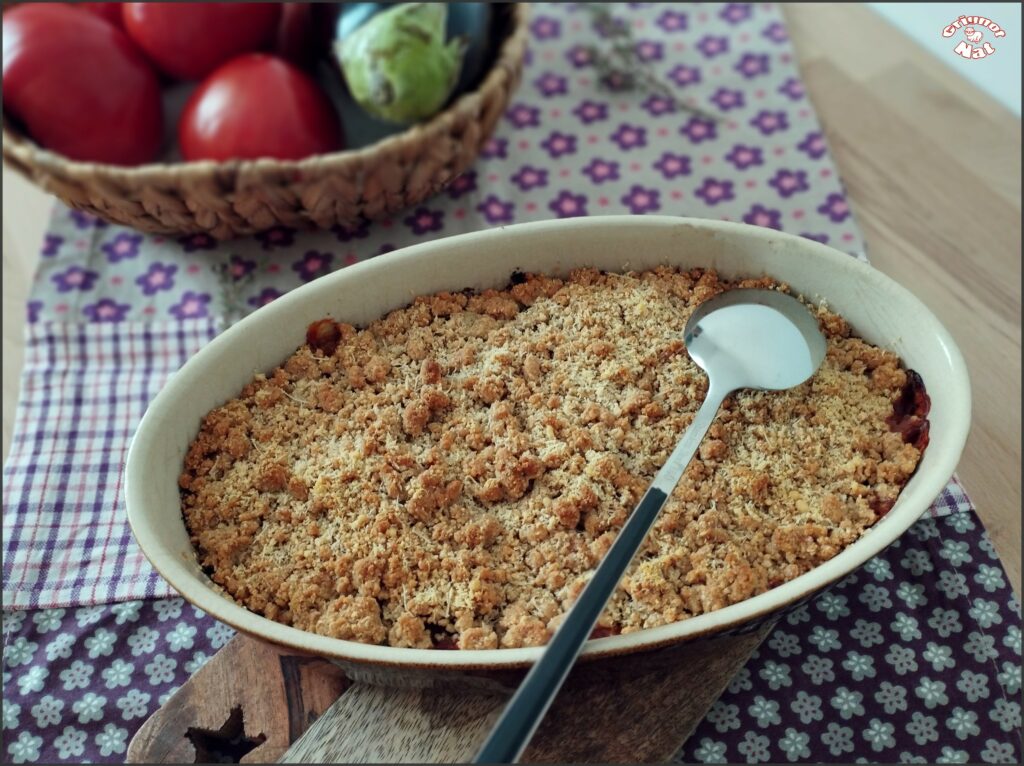 Crumble aubergine parmesan 2